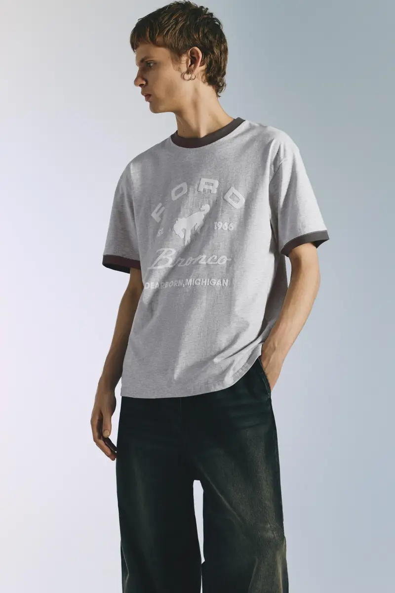 Maglietta Ford Bronco Grigio vigoré miniatura 3
