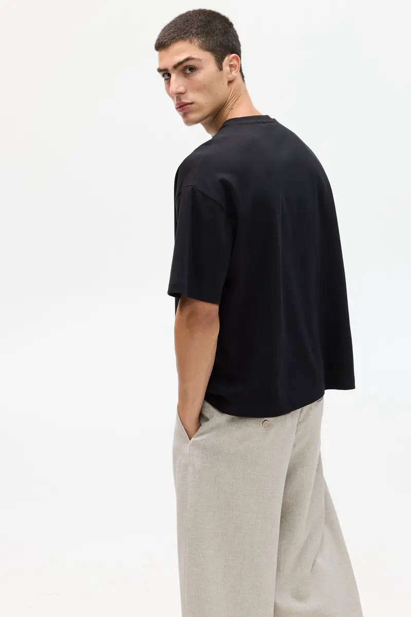 Maglietta Heavy Weight Nero miniatura 3