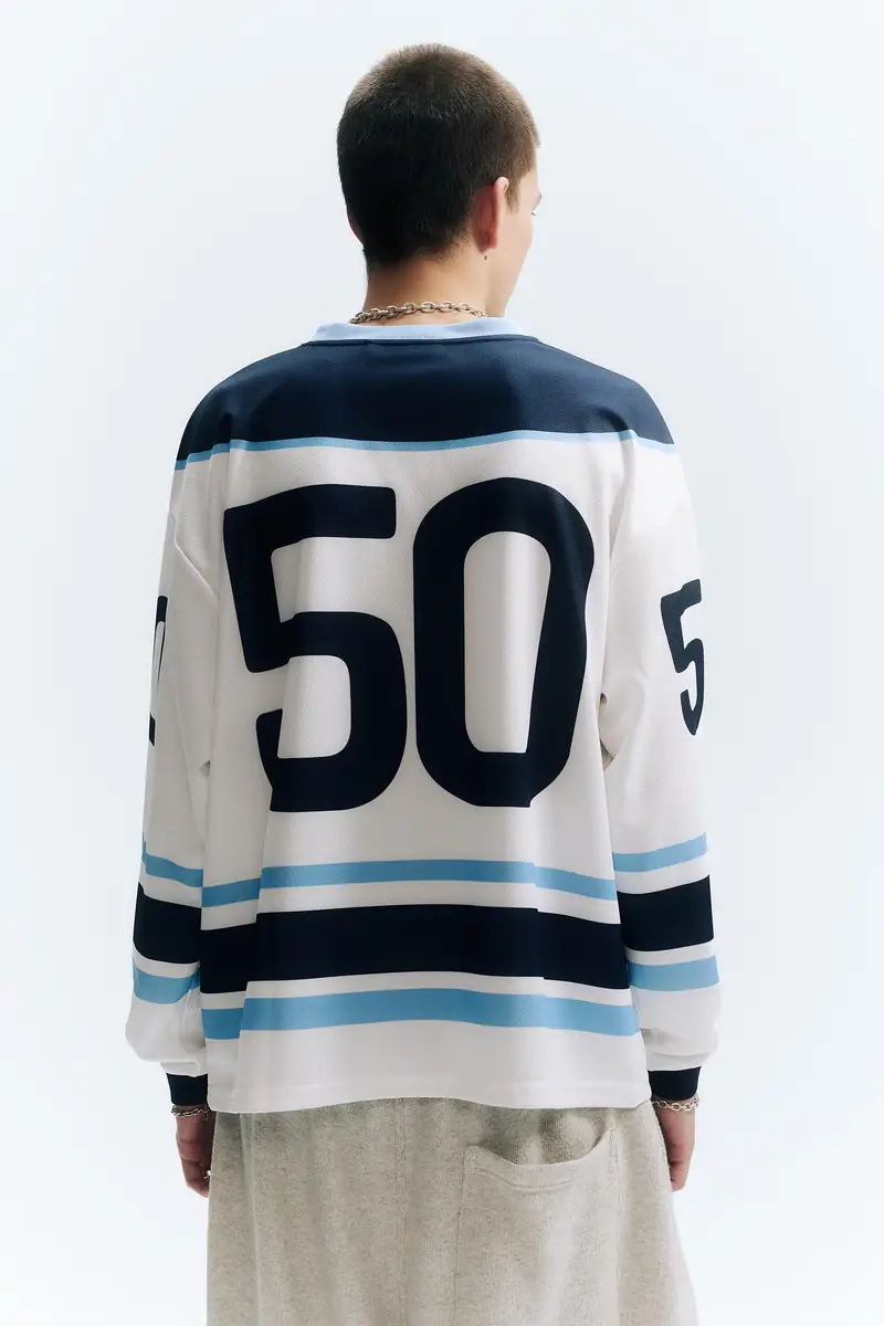 Maglietta Hockey Peanuts Bianco rotto miniatura 2