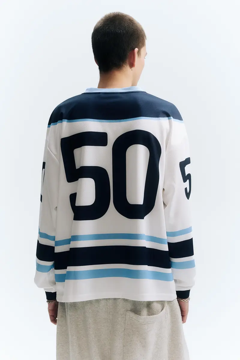 Maglietta Hockey Peanuts Bianco rotto miniatura 3