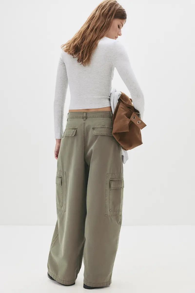 Maglietta Maniche Lunghe Collo Rotondo Grigio vigoré miniatura 2