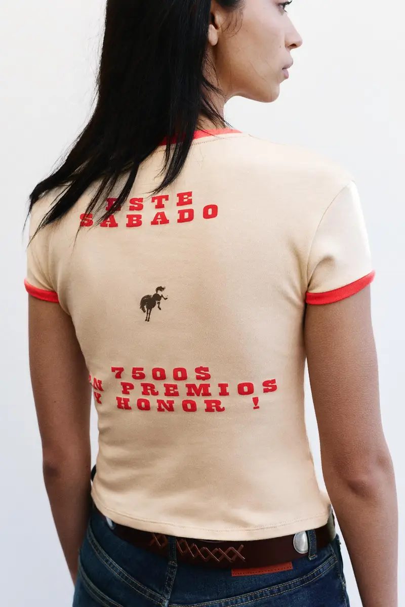 Maglietta Montserrat Messeguer Sabbia miniatura 3