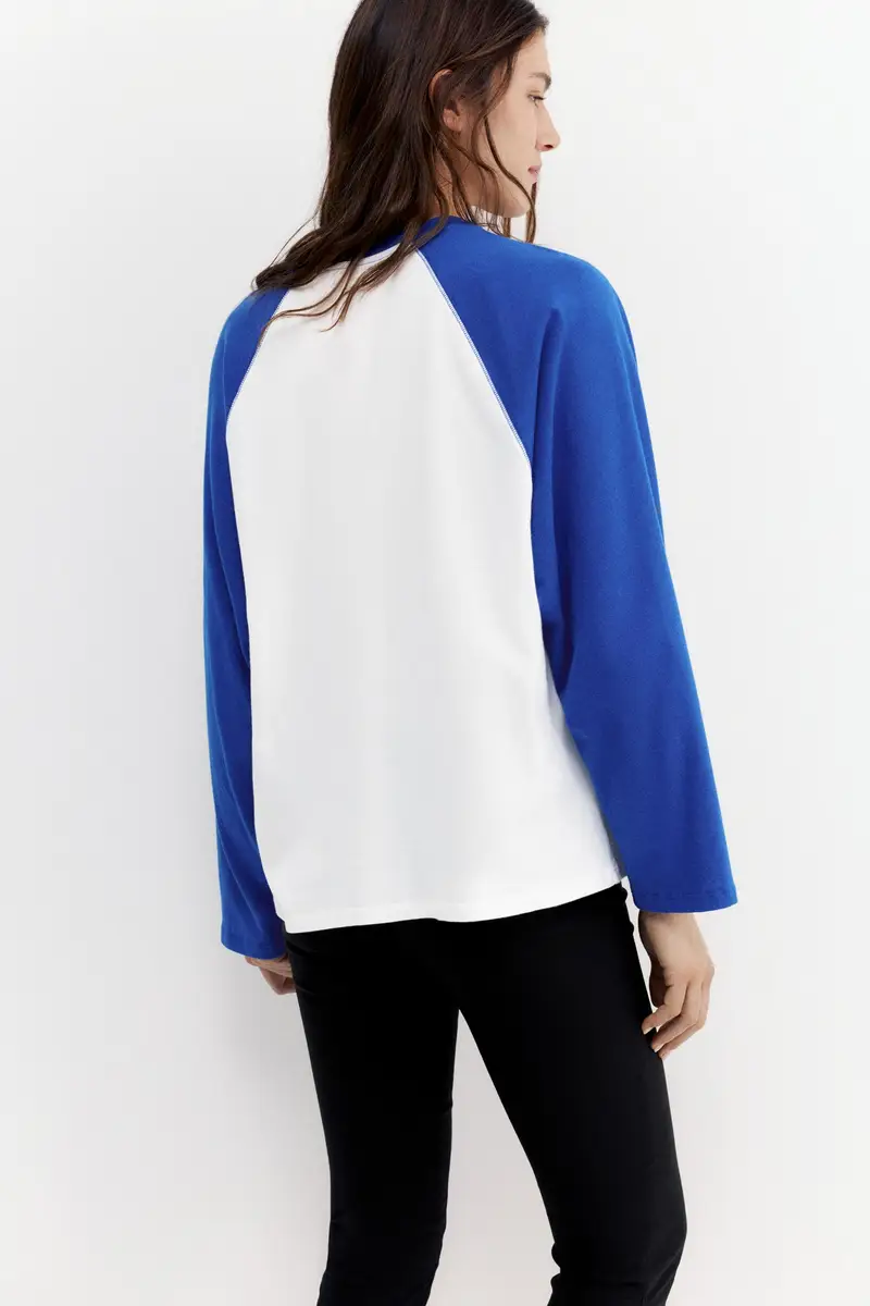 Maglietta Raglan Grafica Ghiaccio miniatura 3