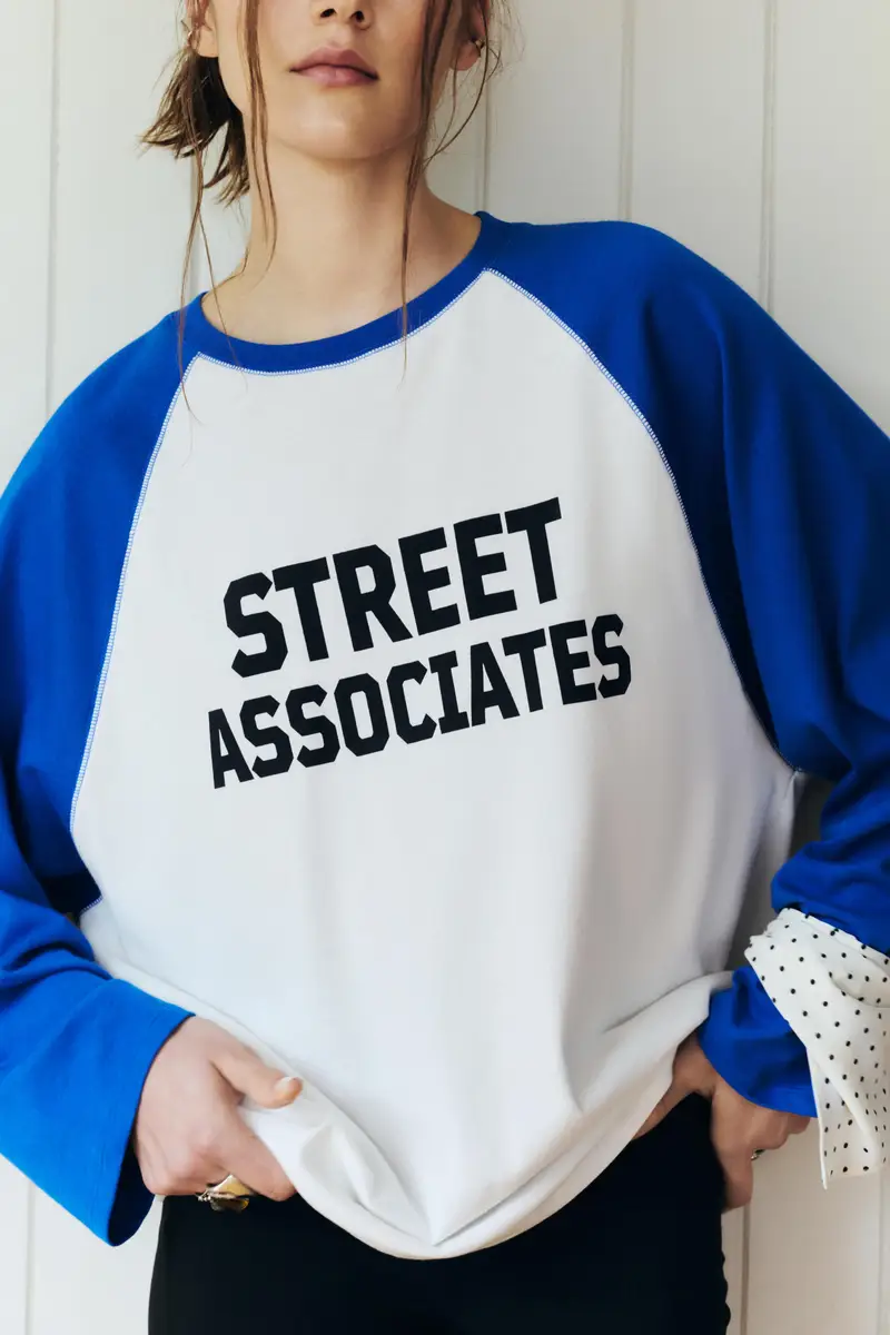 Maglietta Raglan Grafica Ghiaccio