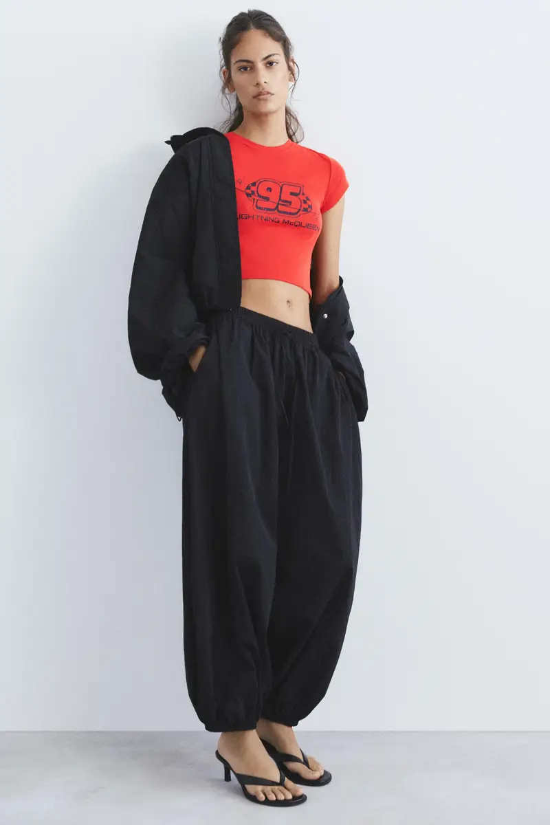 Maglietta Rossa Cars Rosso miniatura 3