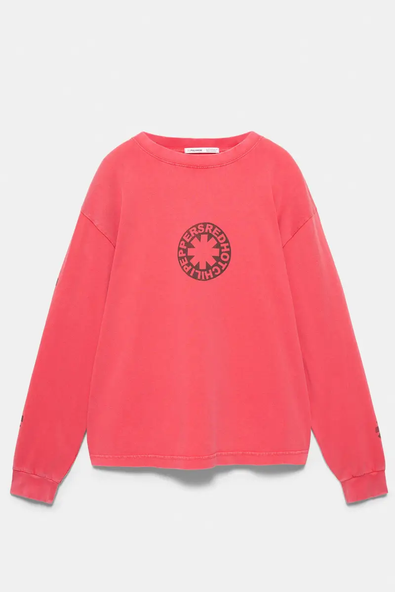 Maglietta Rossa Red Hot Chili Peppers Lampone miniatura 2