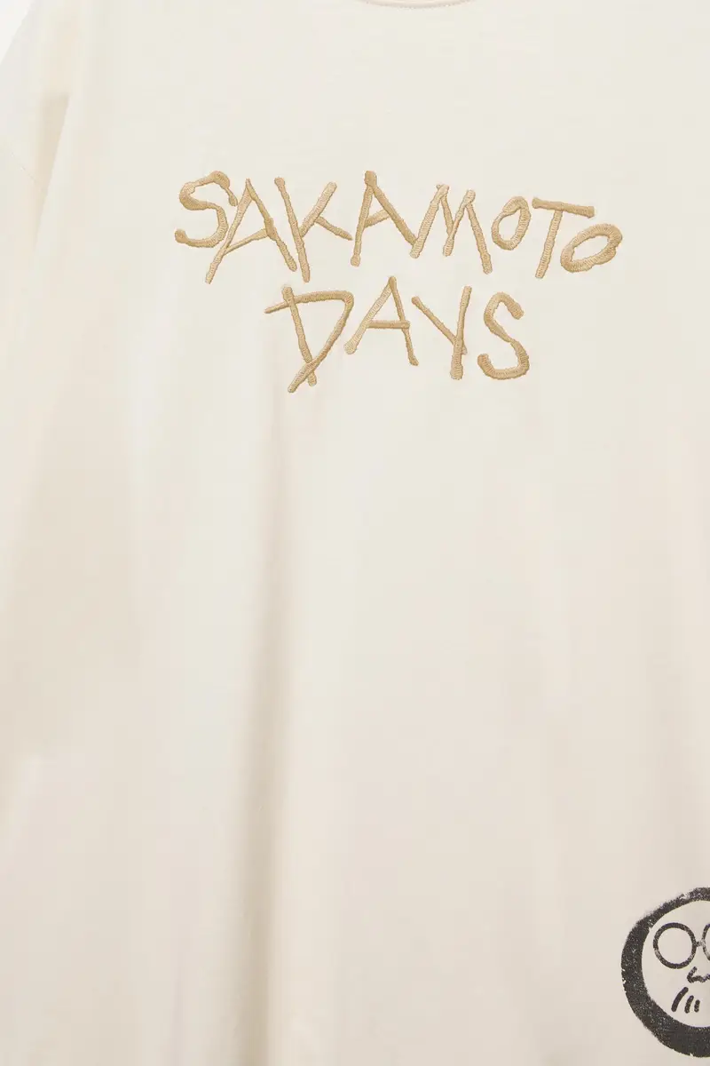 Maglietta Sakamoto Days Beige miniatura 3