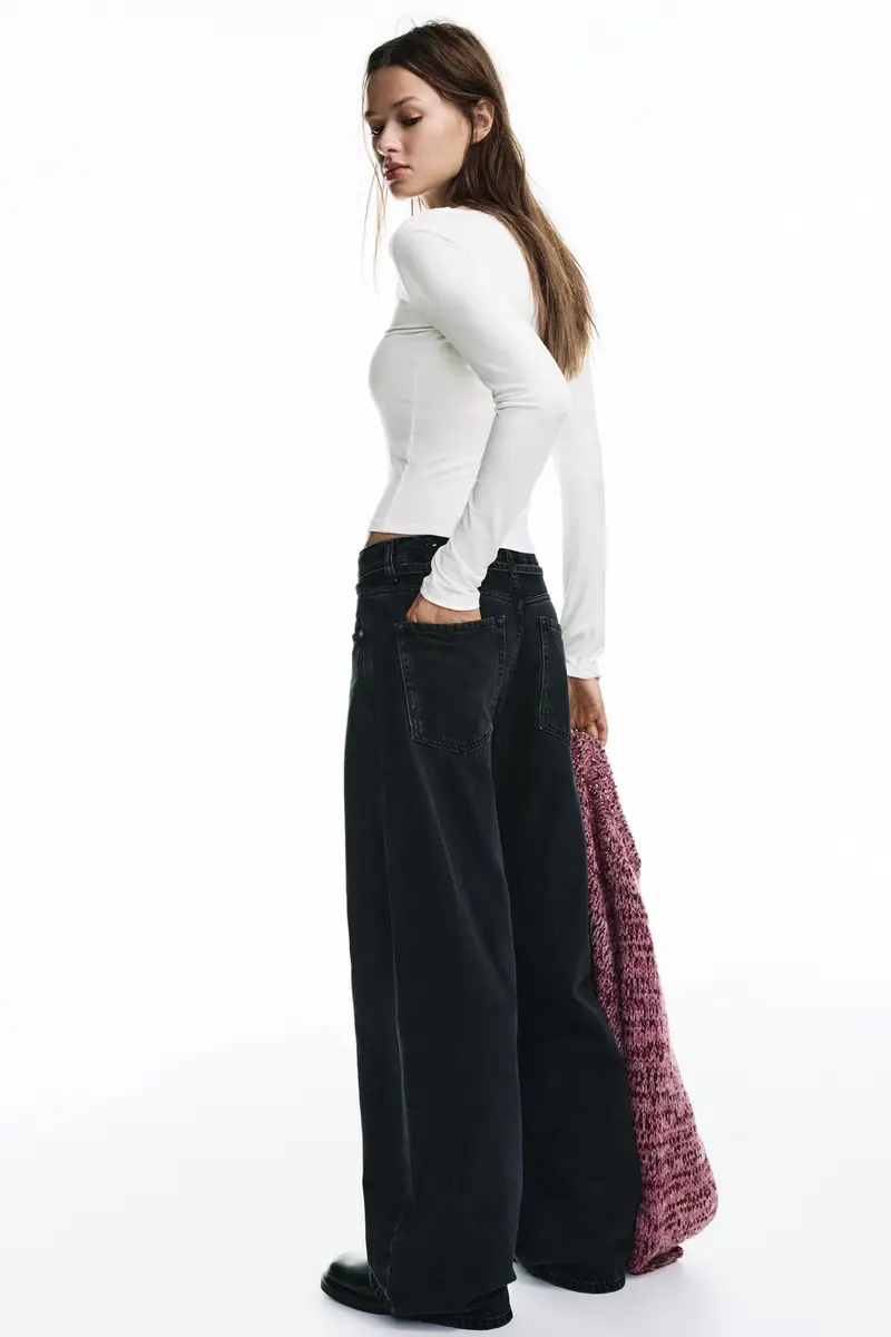 Maglietta Scollo Pizzo Bianco rotto miniatura 2