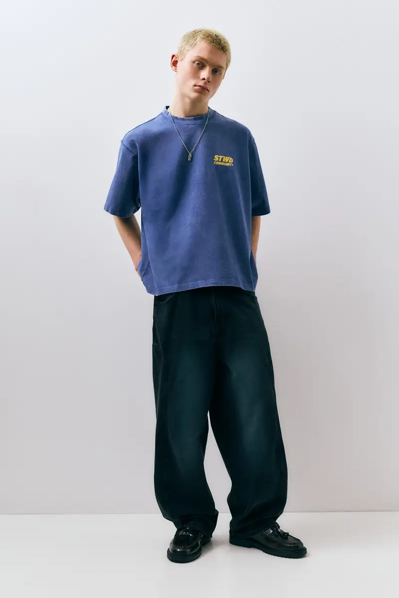 Maglietta Stwd Community Azzurro