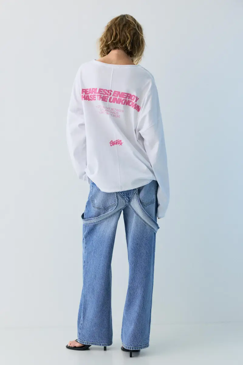 Maglietta Stwd Cuciture Rosa miniatura 2