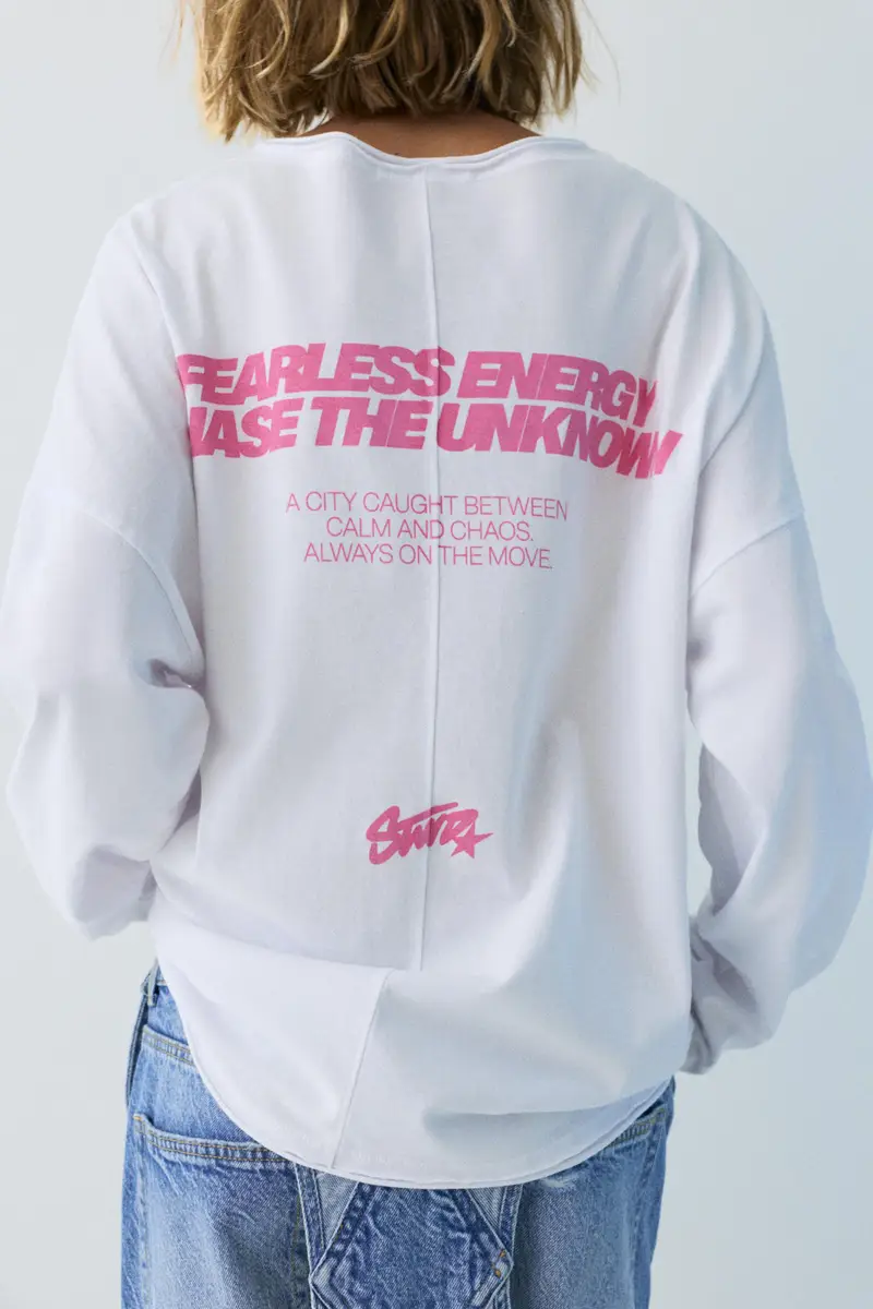 Maglietta Stwd Cuciture Rosa miniatura 3