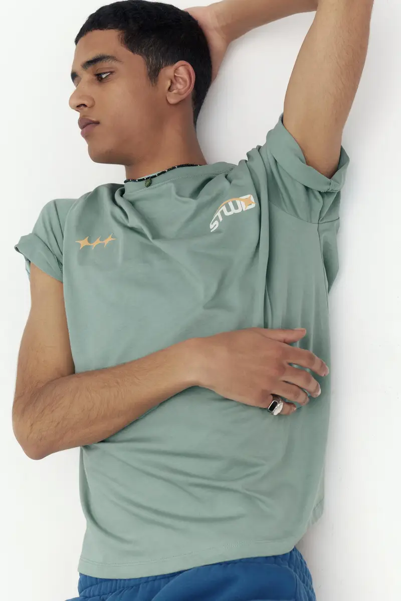 Maglietta Stwd Stelle Turchese