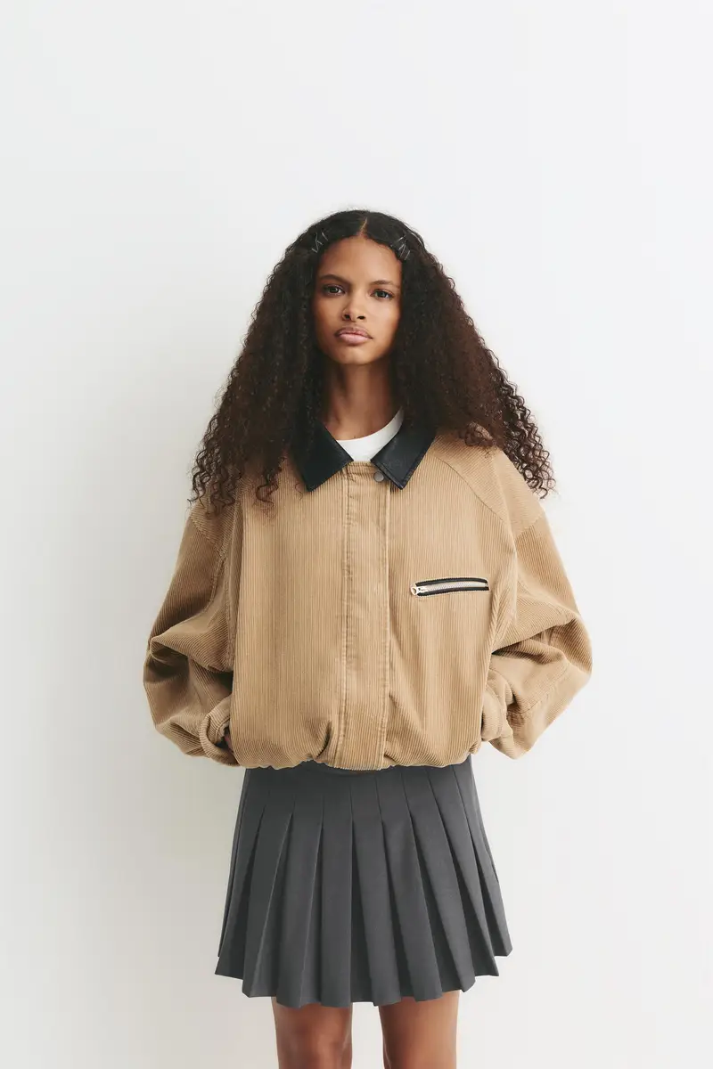 Minigonna A Pieghe Grigio vigoré