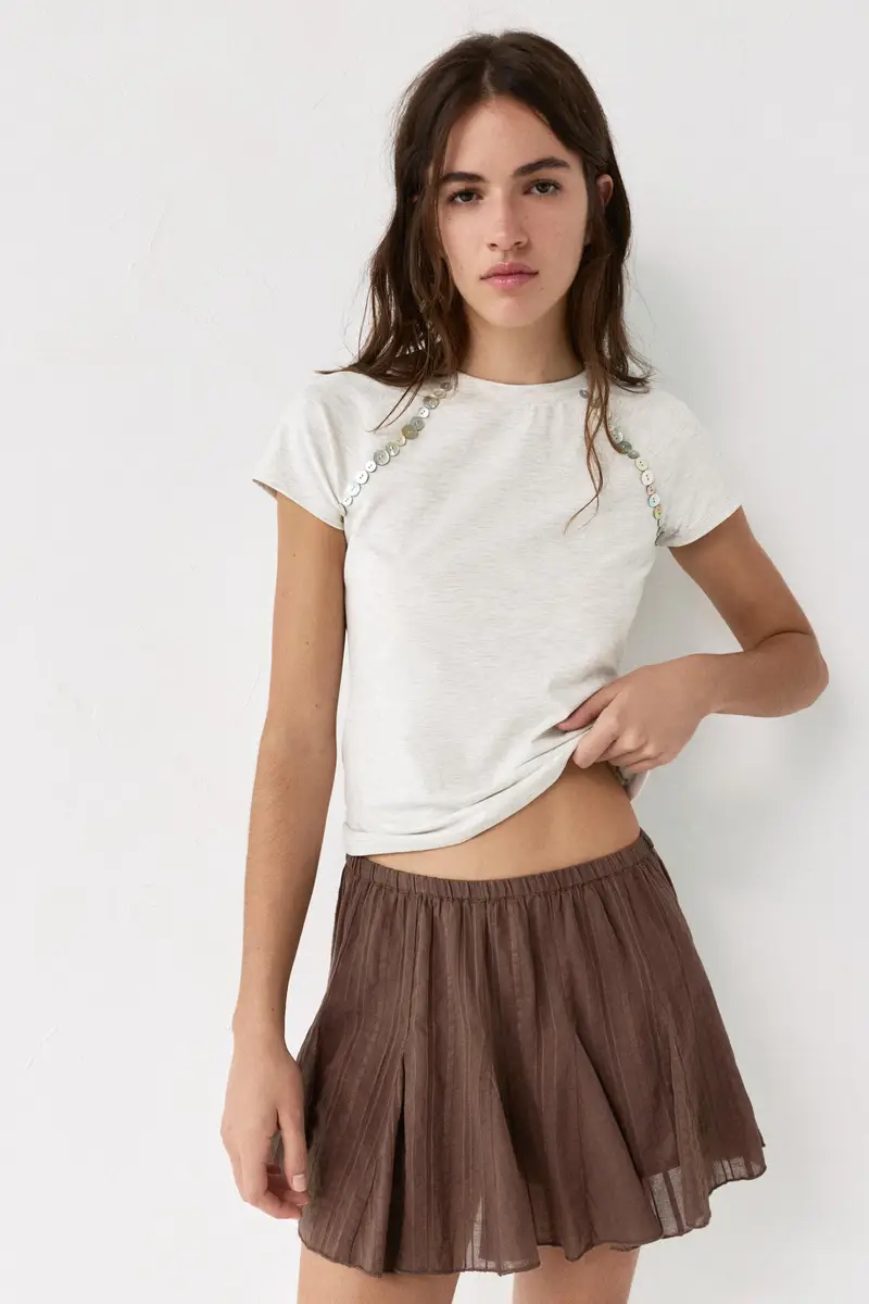 Minigonna Marrone miniatura 2