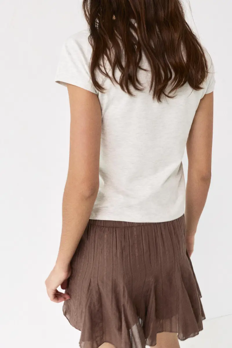 Minigonna Marrone miniatura 3