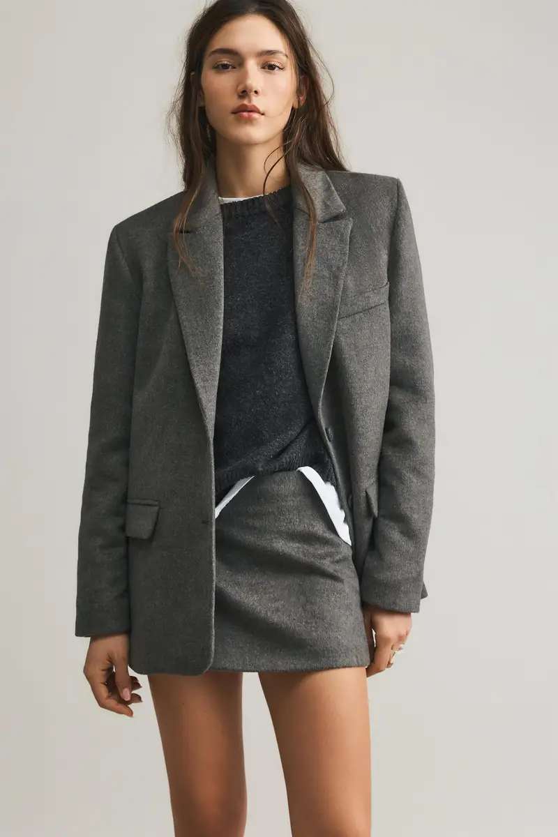 Minigonna Soft Marrone topo miniatura 3