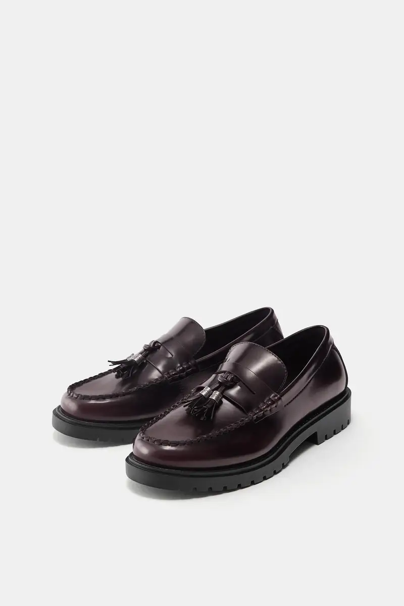 Pull&Bear Mocassini Porpora 4236080 miniatura 2