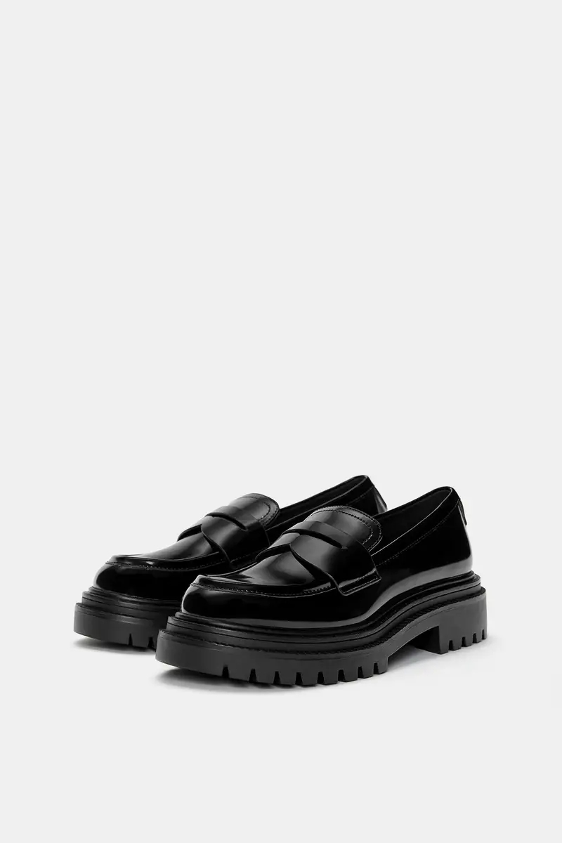 Pull&Bear Mocassini Nero 4136087 miniatura 3