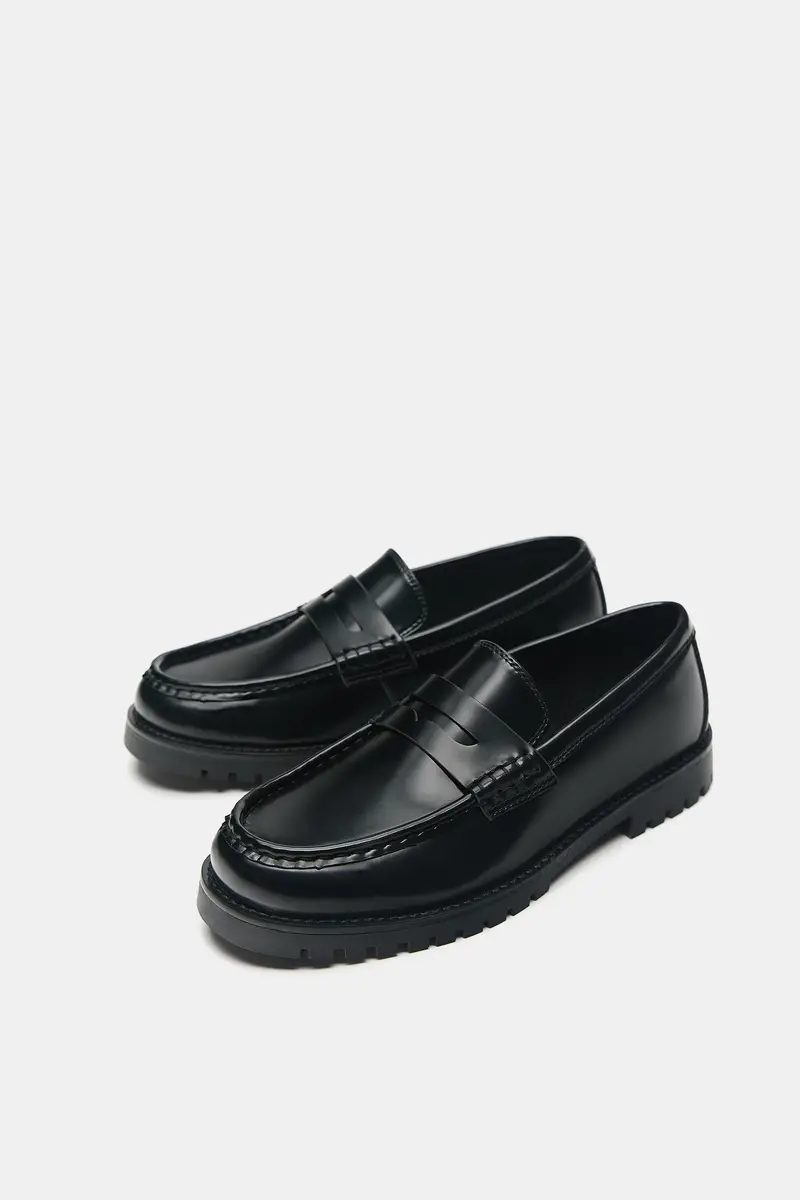 Mocassini Voluminosi Nero miniatura 2