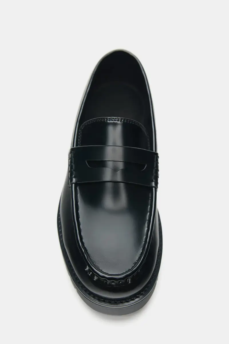 Mocassini Voluminosi Nero miniatura 3