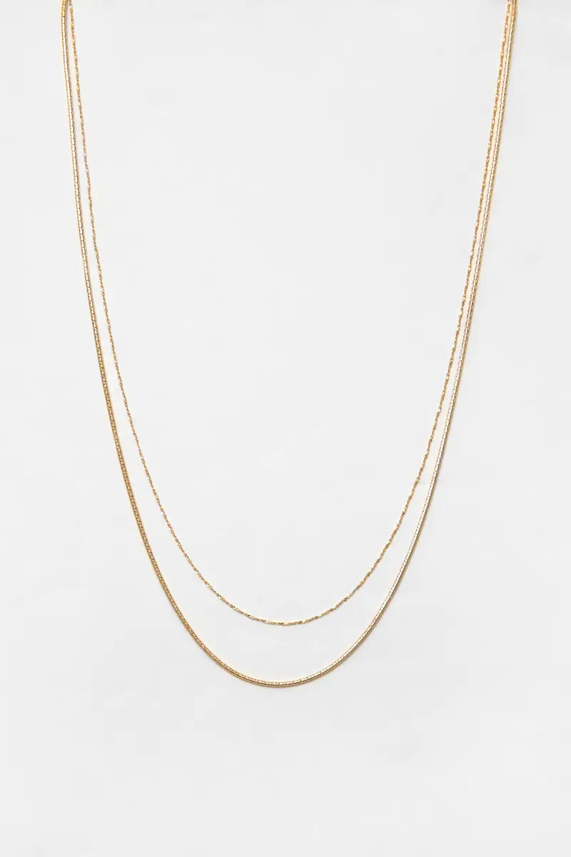 Pacco 2 Catene Basiche Oro