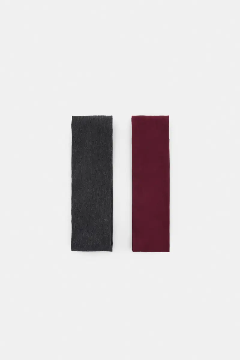 Pack 2 Cerchietti Elastici Grigio