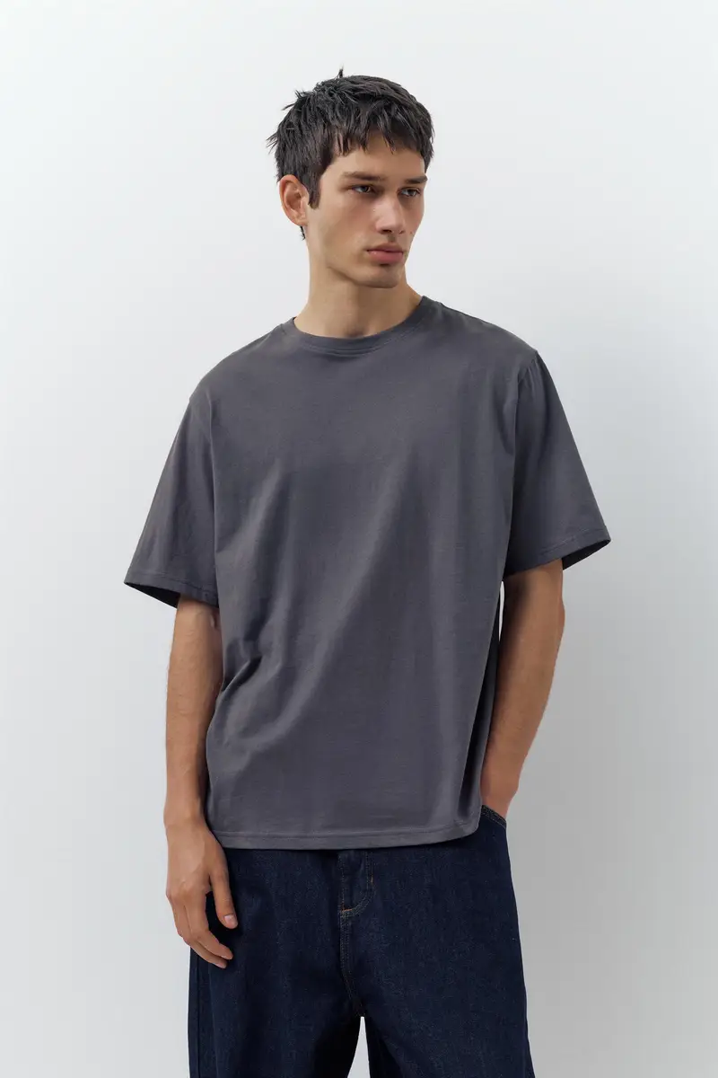 Pack 3 Magliette A Maniche Corte Grigio azzurrato