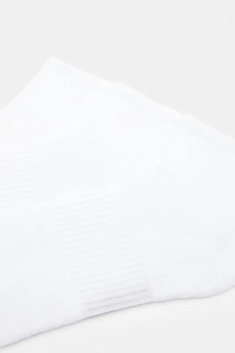 Pack 3 Paia Di Calzini Alla Caviglia Bianchi Bianco miniatura 2