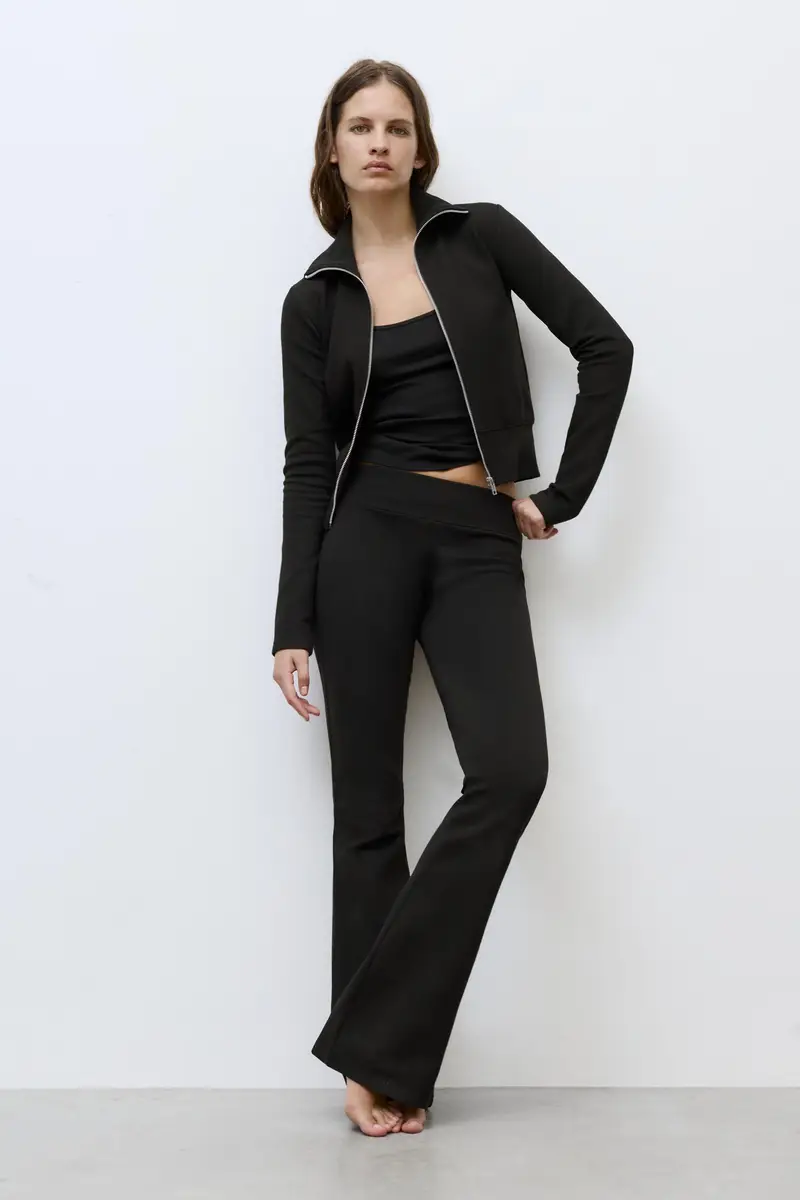 Pantalone A Campana Nero