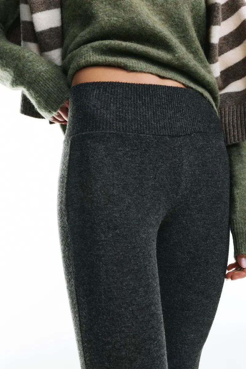 Pantalone A Campana Soft Touch Grigio oscuro miniatura 3