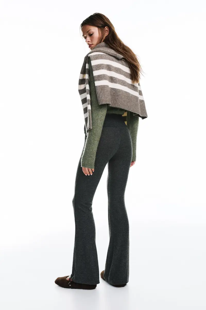 Pantalone A Campana Soft Touch Grigio oscuro miniatura 2