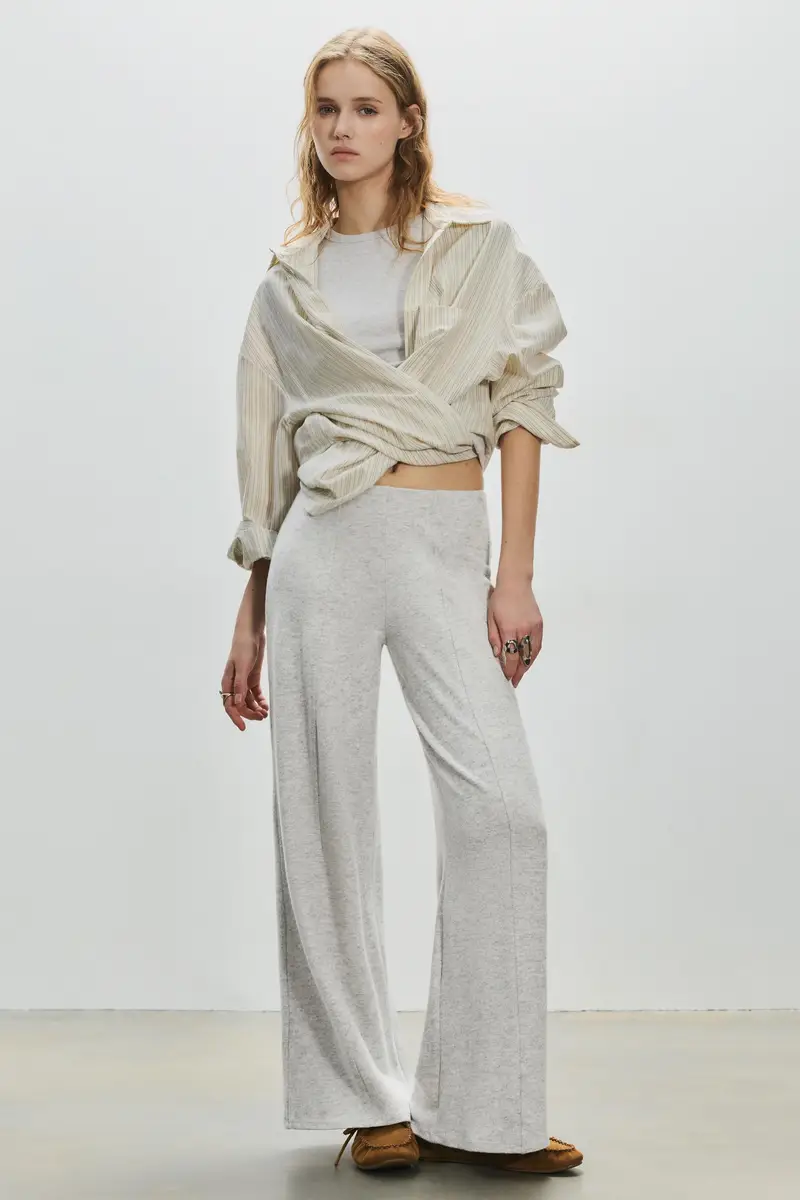 Pantaloni A Gamba Larga Soft Touch Vigoré chiaro