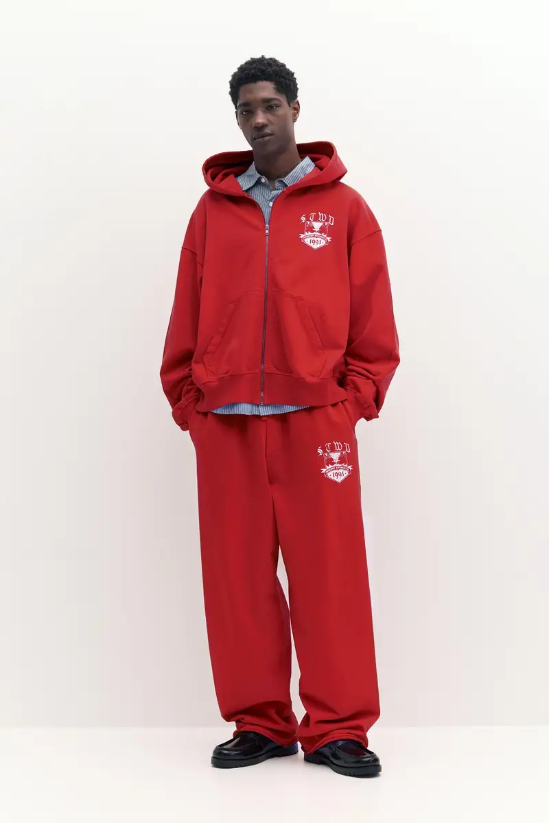 Pantaloni Da Tuta Varsity Stwd Rosso miniatura 2