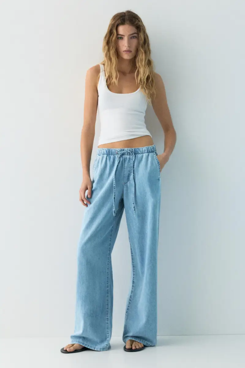 Pantaloni Jogger Azzurro chiaro