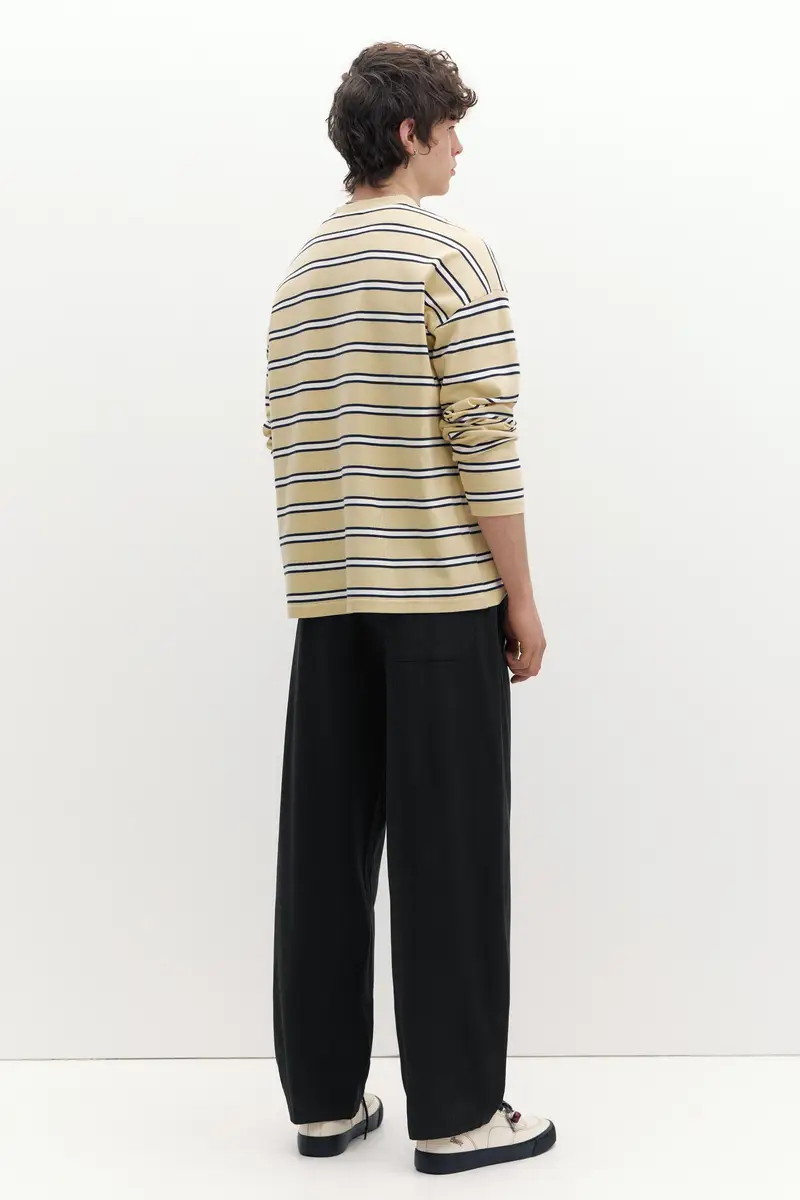 Pantaloni Jogger Baggy Nero miniatura 2