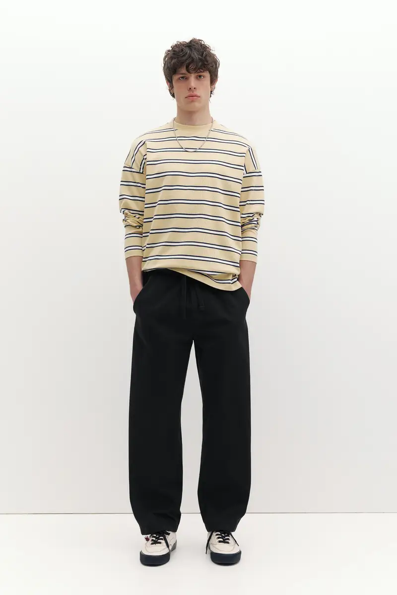 Pantaloni Jogger Baggy Nero