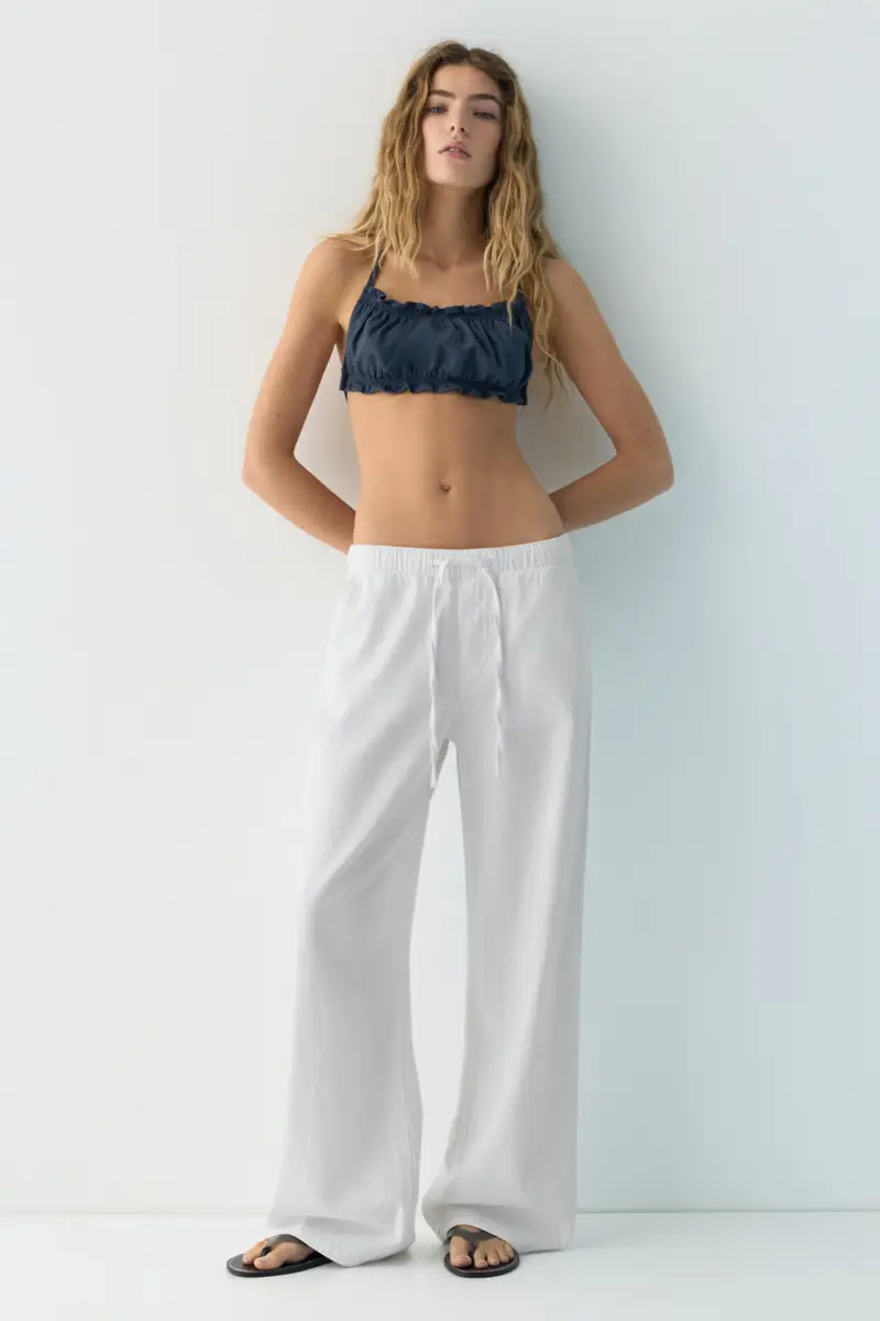 Pantaloni Jogger Bianco