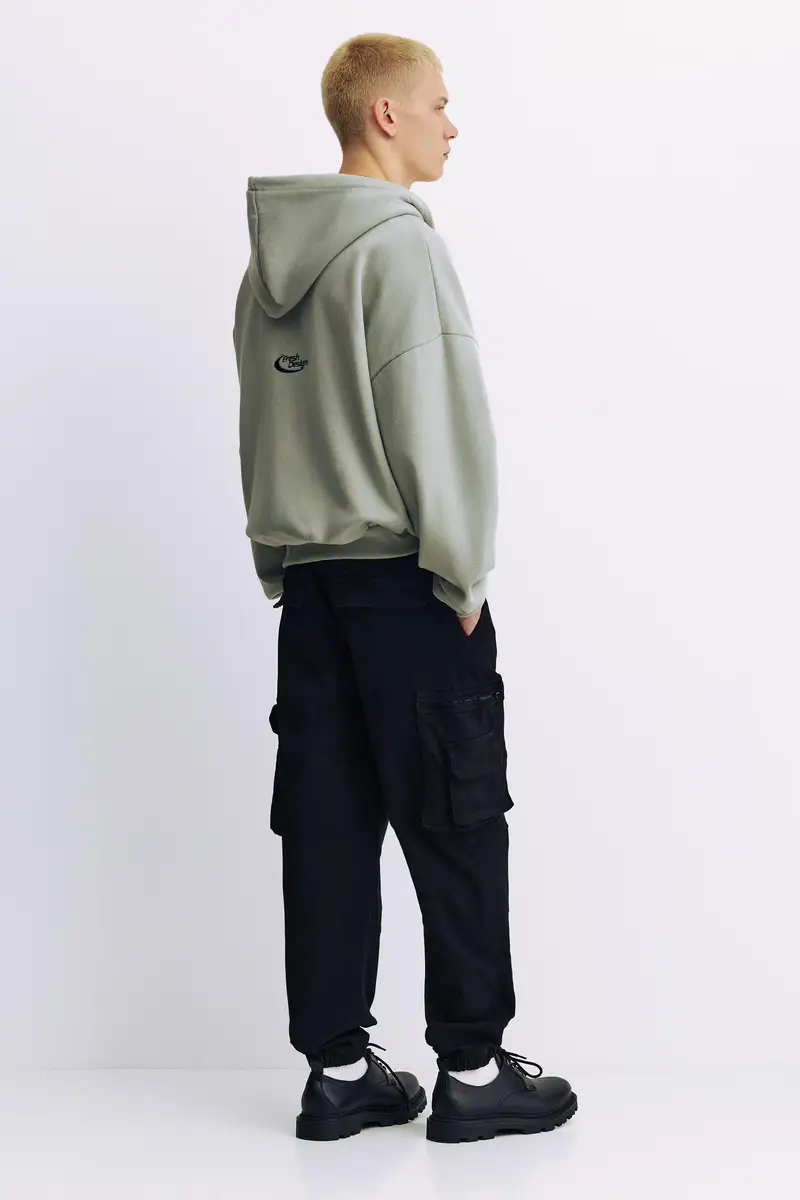 Pantaloni Jogger Comfort Multi-Tasche Nero miniatura 2