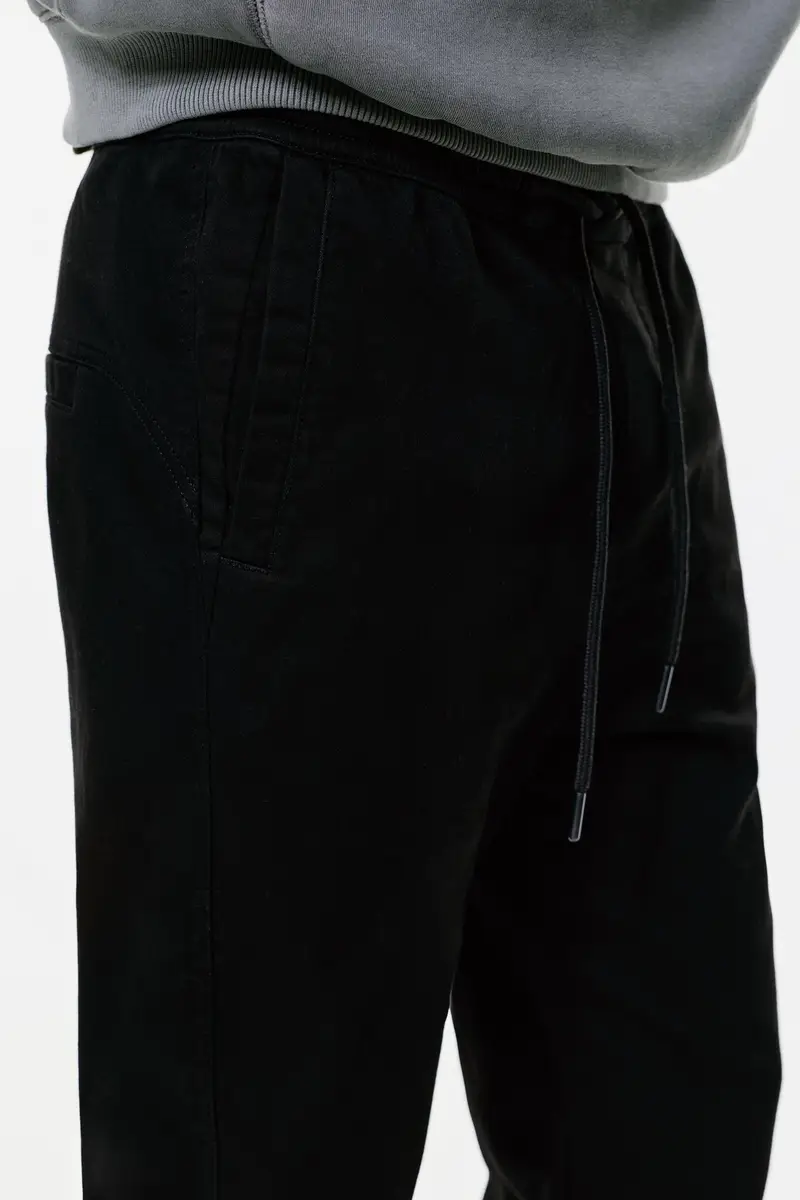 Pantaloni Jogger Comfort Nero miniatura 3