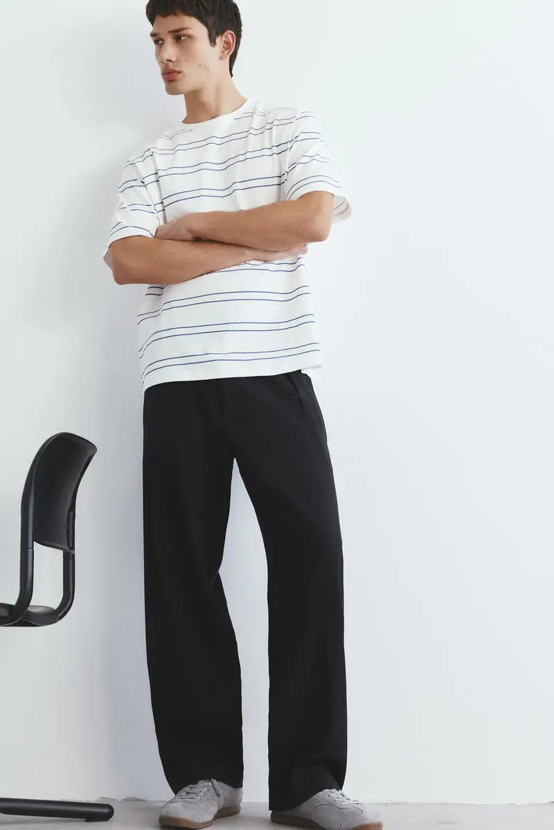 Pantaloni Jogger Tailored Fit Nero