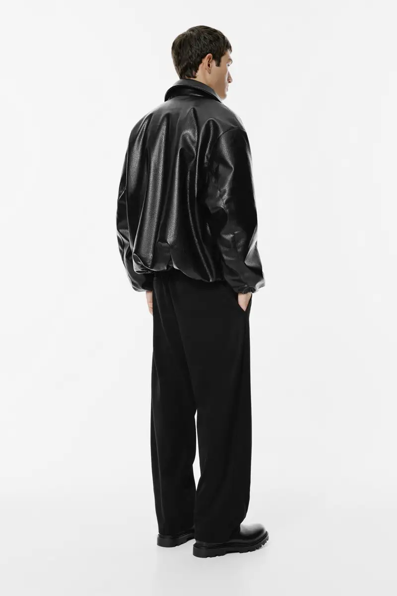 Pantaloni Jogger Tailored Fit Nero miniatura 2