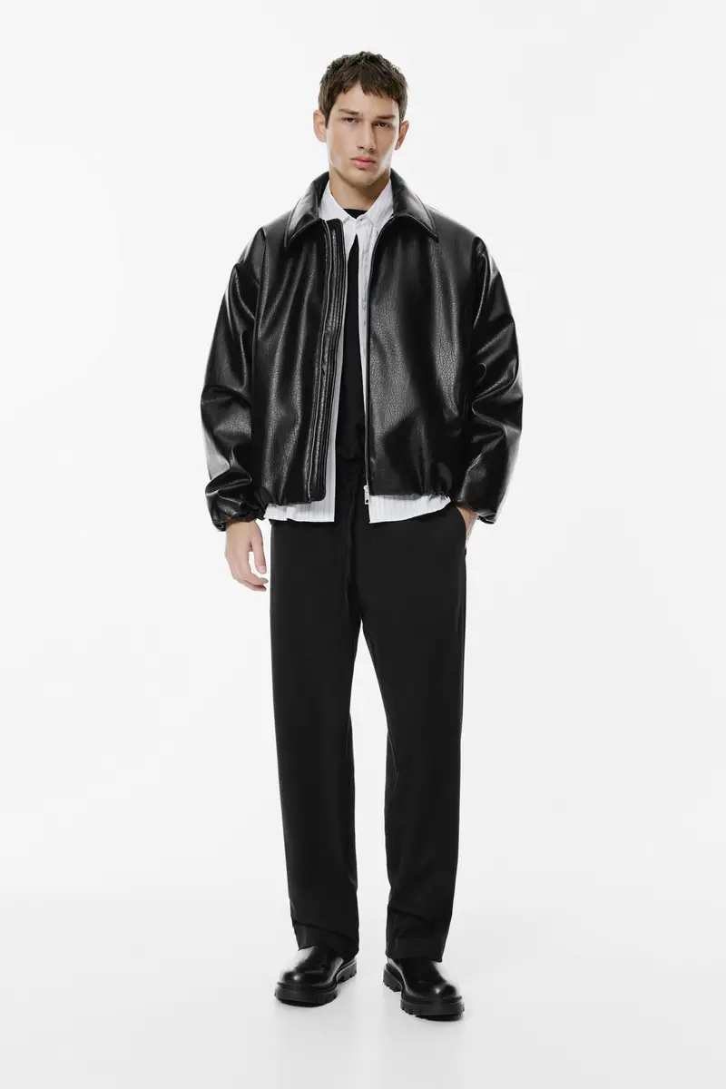 Pantaloni Jogger Tailored Fit Nero