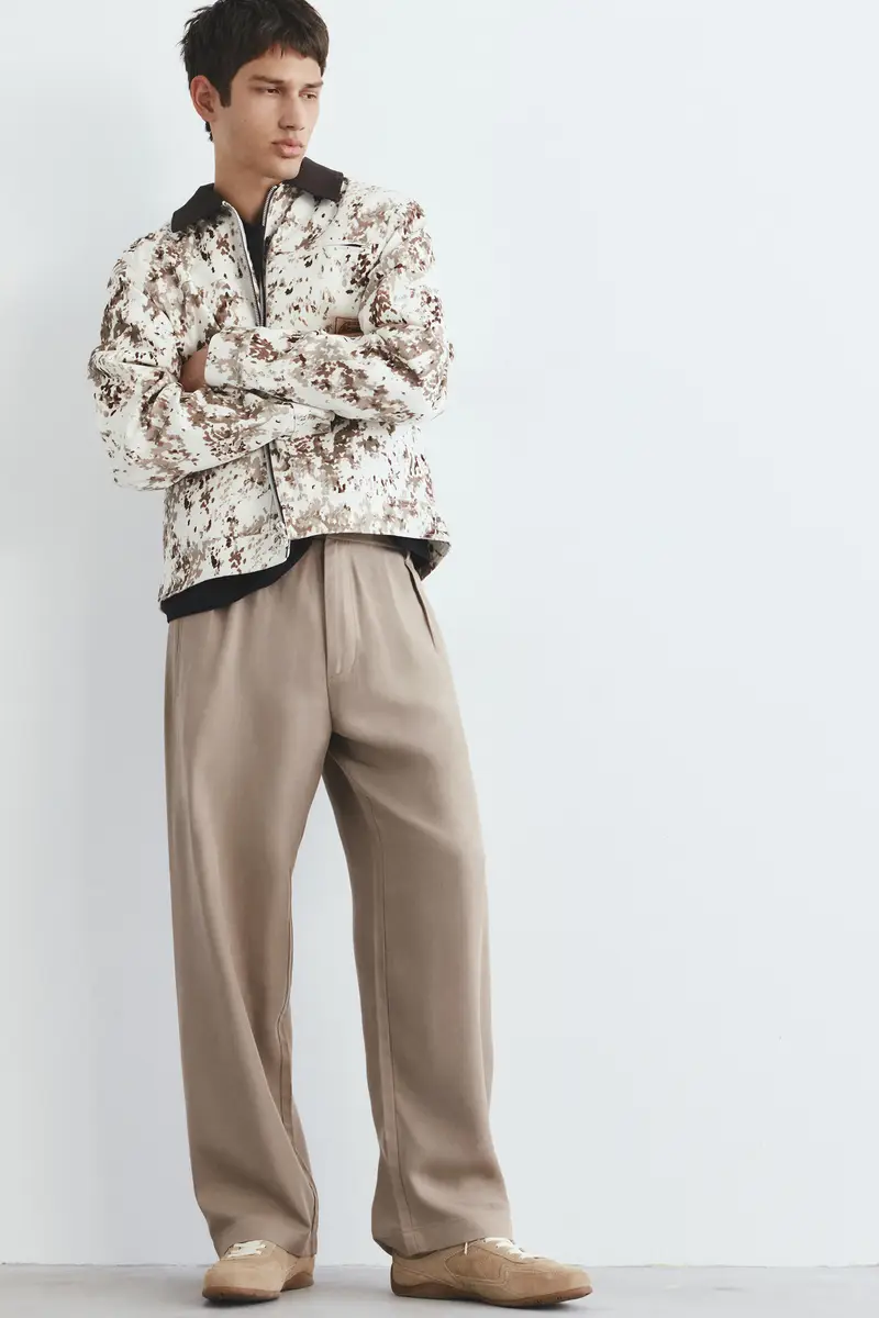 Pantaloni Jogger Tailored Fit Sabbia