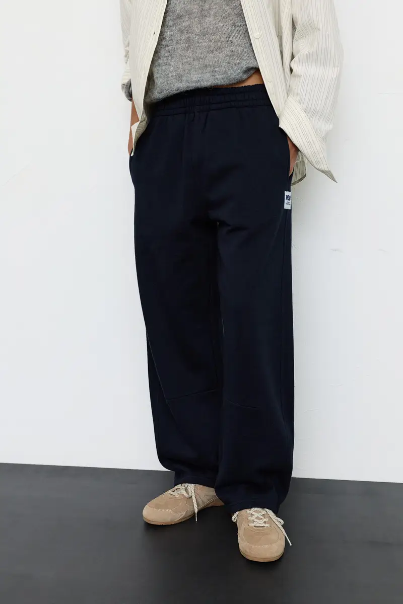 Pantaloni Tuta A Palloncino Blu marino miniatura 3