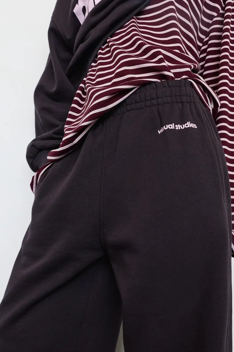 Pantaloni Tuta A Palloncino Marrone miniatura 3