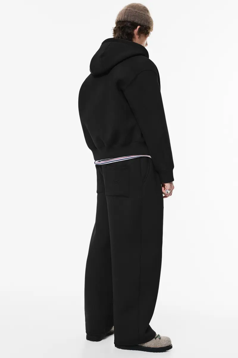 Pantaloni Tuta A Palloncino Nero miniatura 2