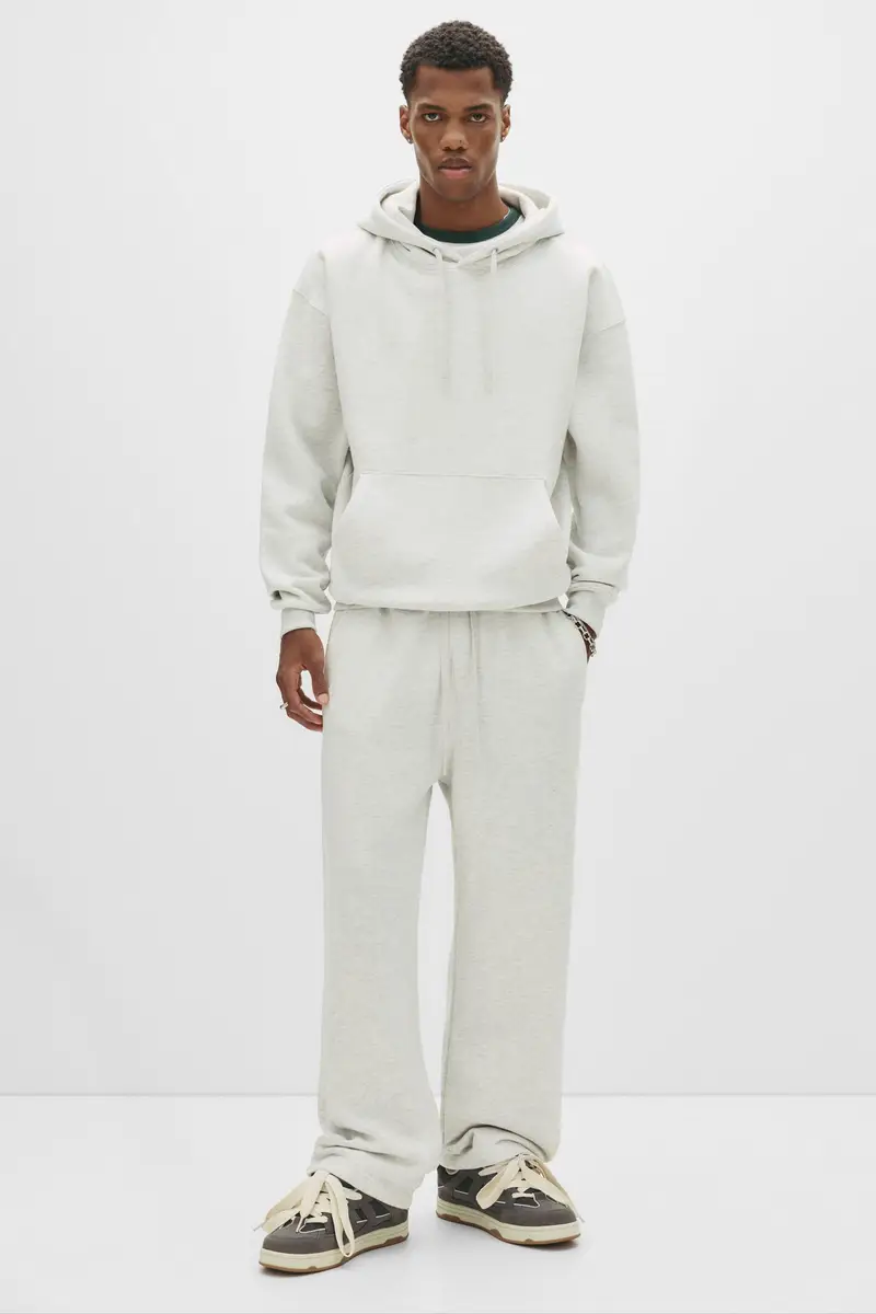 Pantaloni Tuta Baggy Basici Ghiaccio