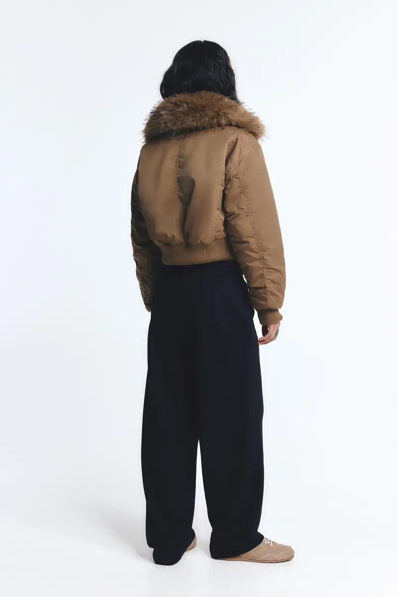 Pantaloni Tuta Barrel Nero miniatura 2