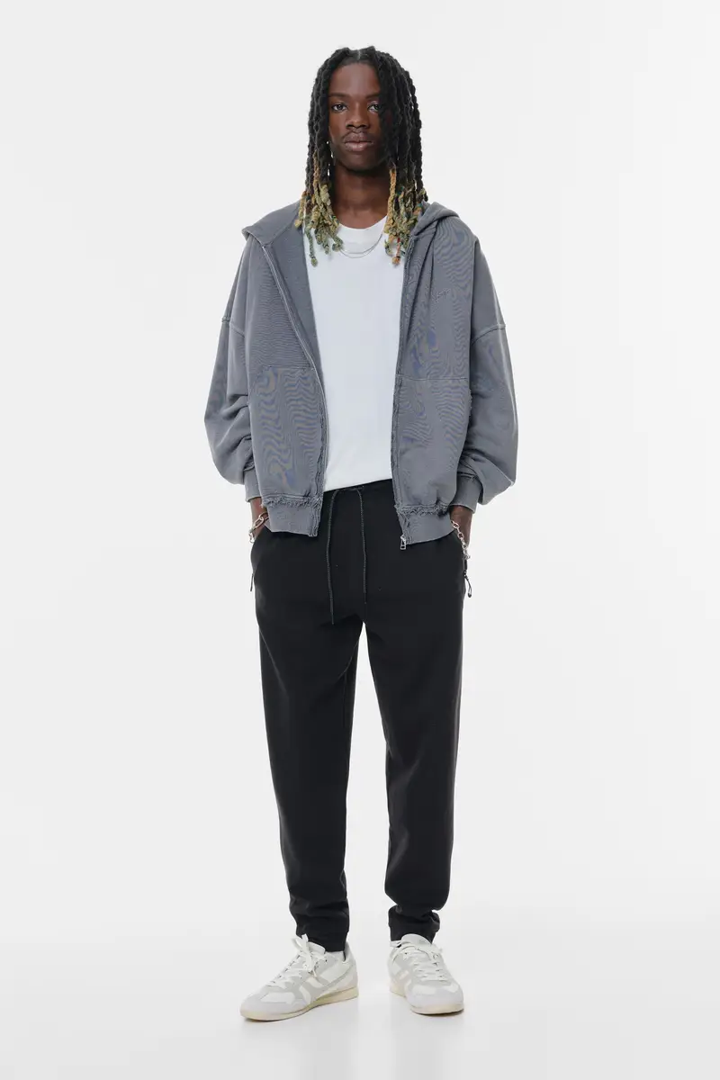 Pantaloni Tuta Interlock Nero