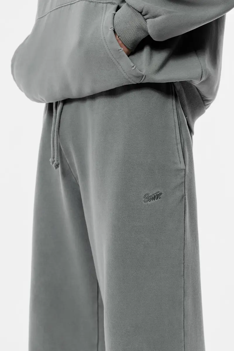 Pantaloni Tuta Skater Grigio miniatura 3